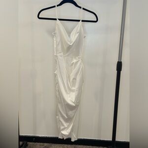 Chic Ivory Backless Dress